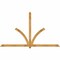 Ekena Millwork Redmond Rough Sawn Timber Gable Bracket, Western Red Cedar, 108"W x 63"H x 2"D x 4"F, 14/12 Pitch GBW108X63X0204RED00RWR - alternate 1
